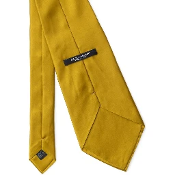 Yellow Silk Tie