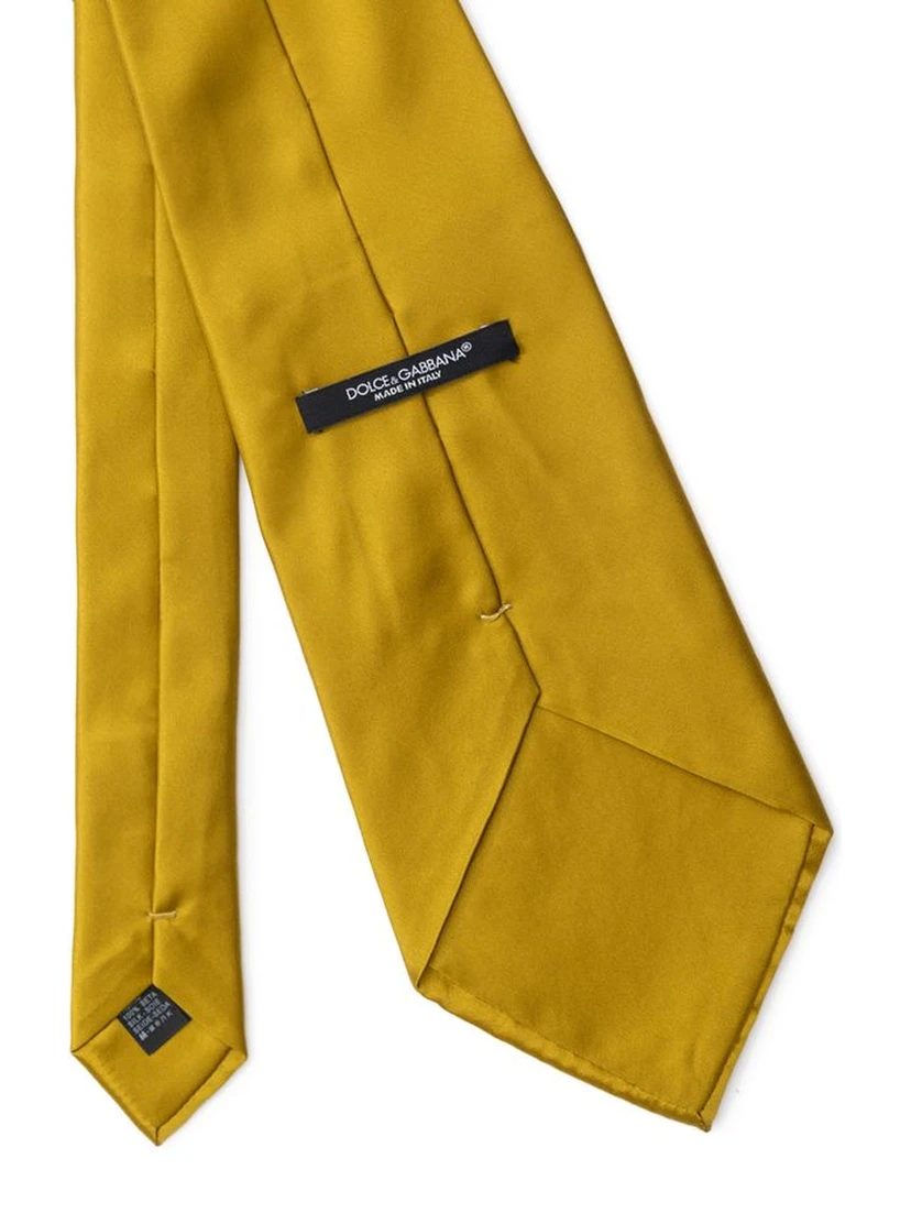 Yellow Silk Tie
