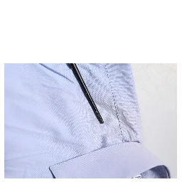 Blue Cotton SICILIA Long Sleeves Dress Shirt
