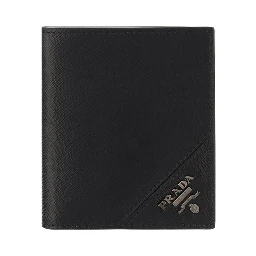 محفظة بوس توروس من جلد العجل الأسود