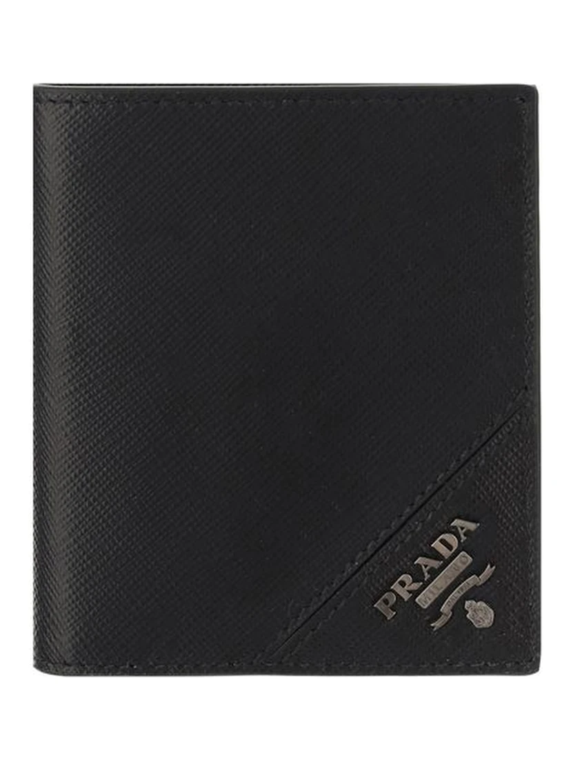 Black Calf Leather Bos Taurus Wallet