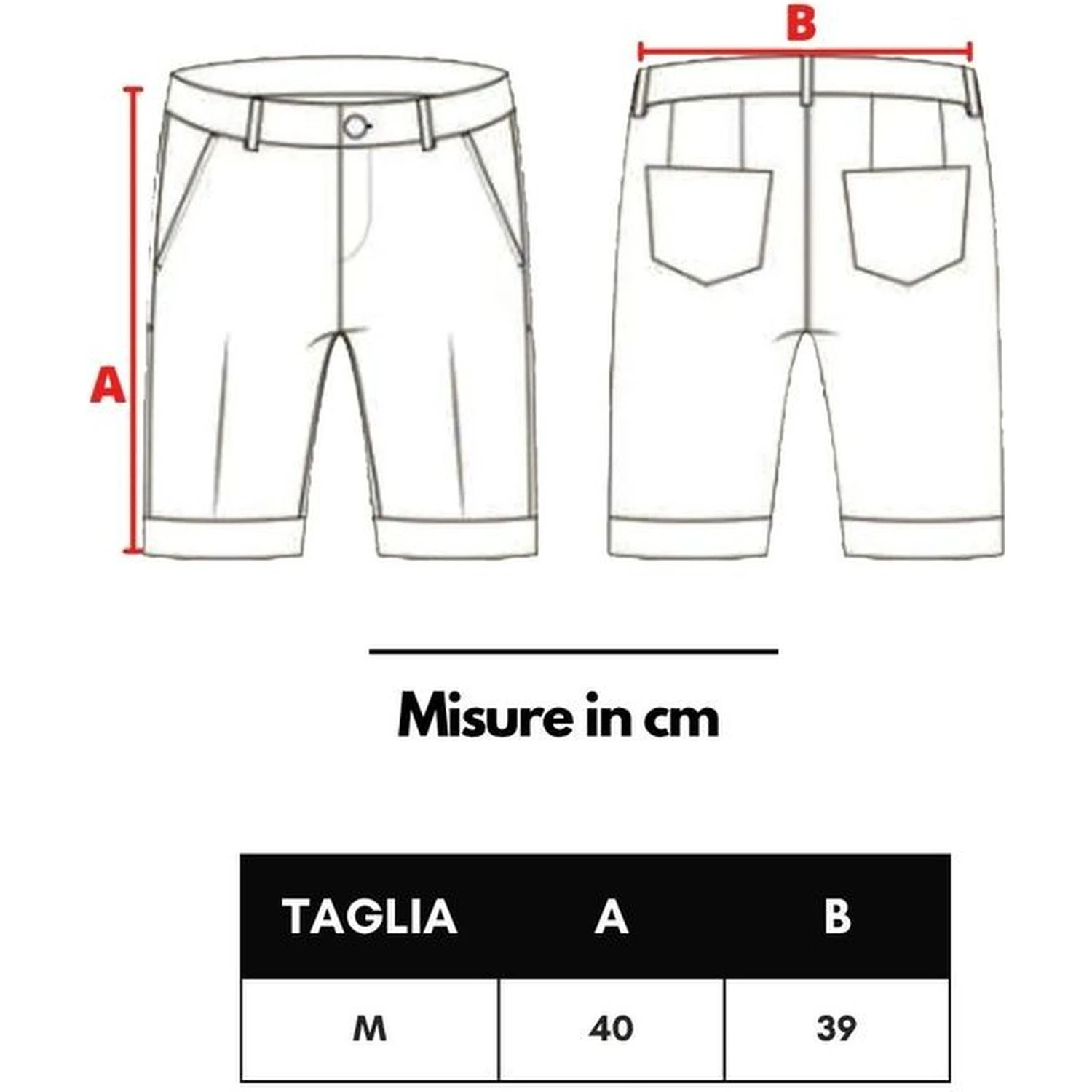 Red Polyester Swim Shorts