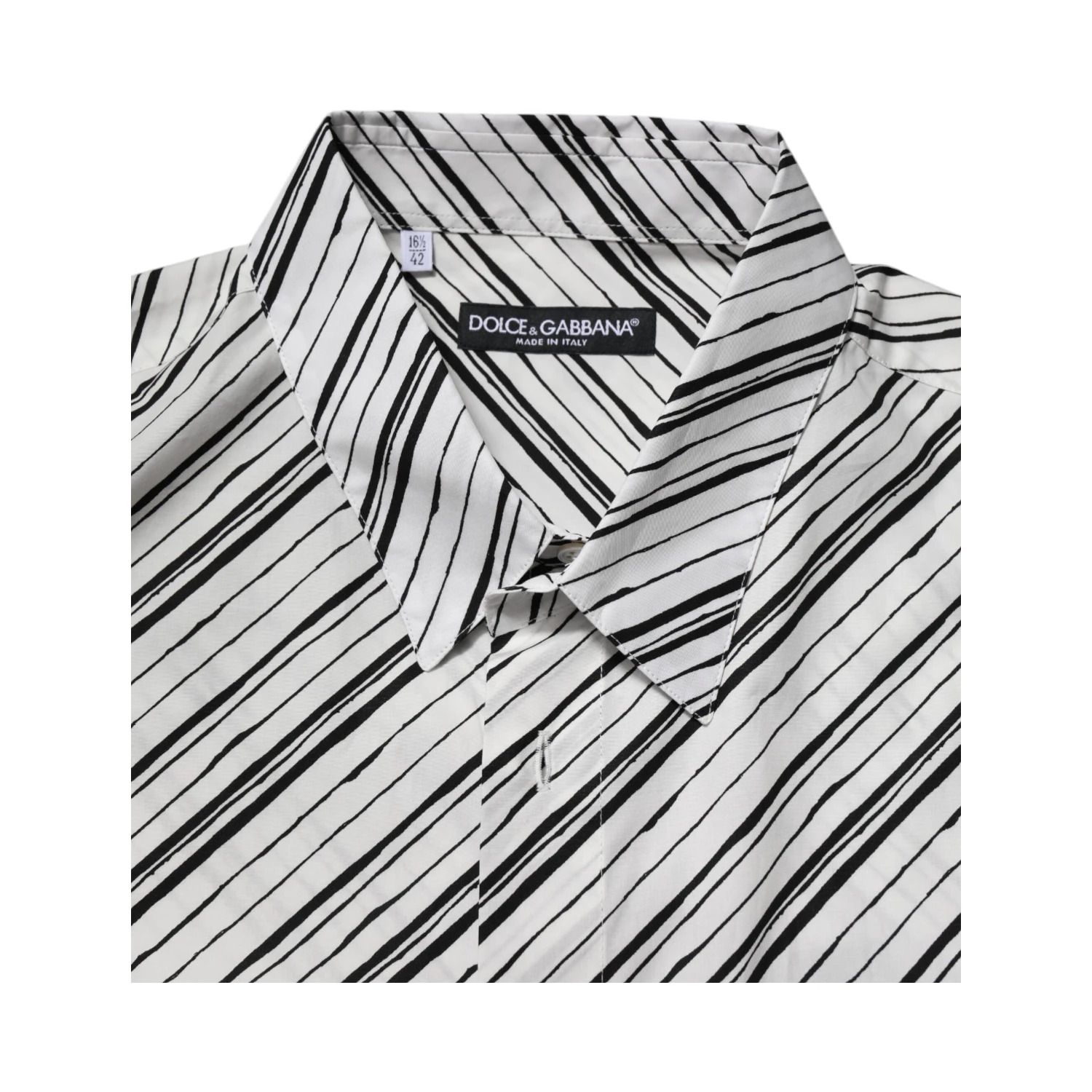 White Striped Long Sleeves Men Formal Shirt