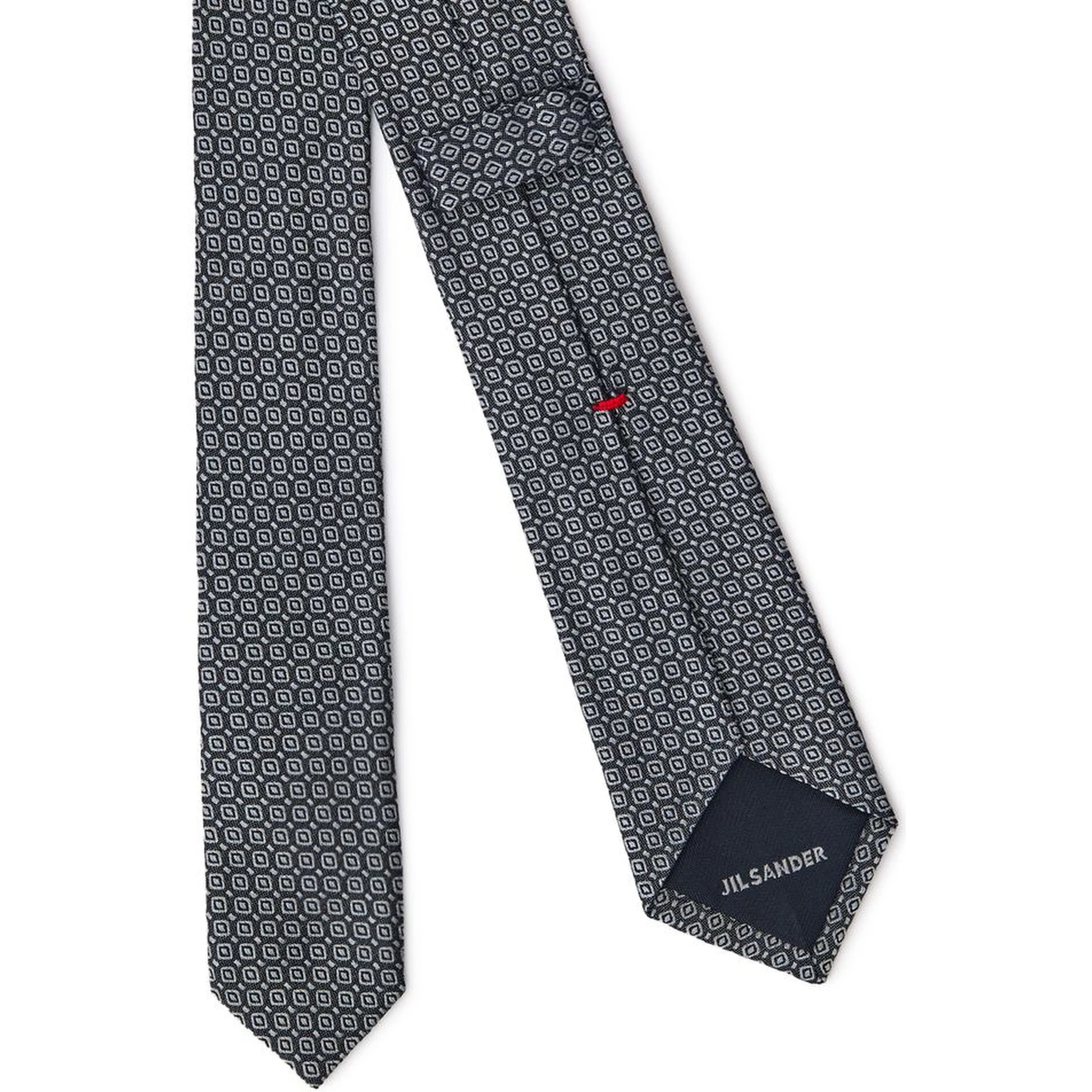 Gray Silk Tie