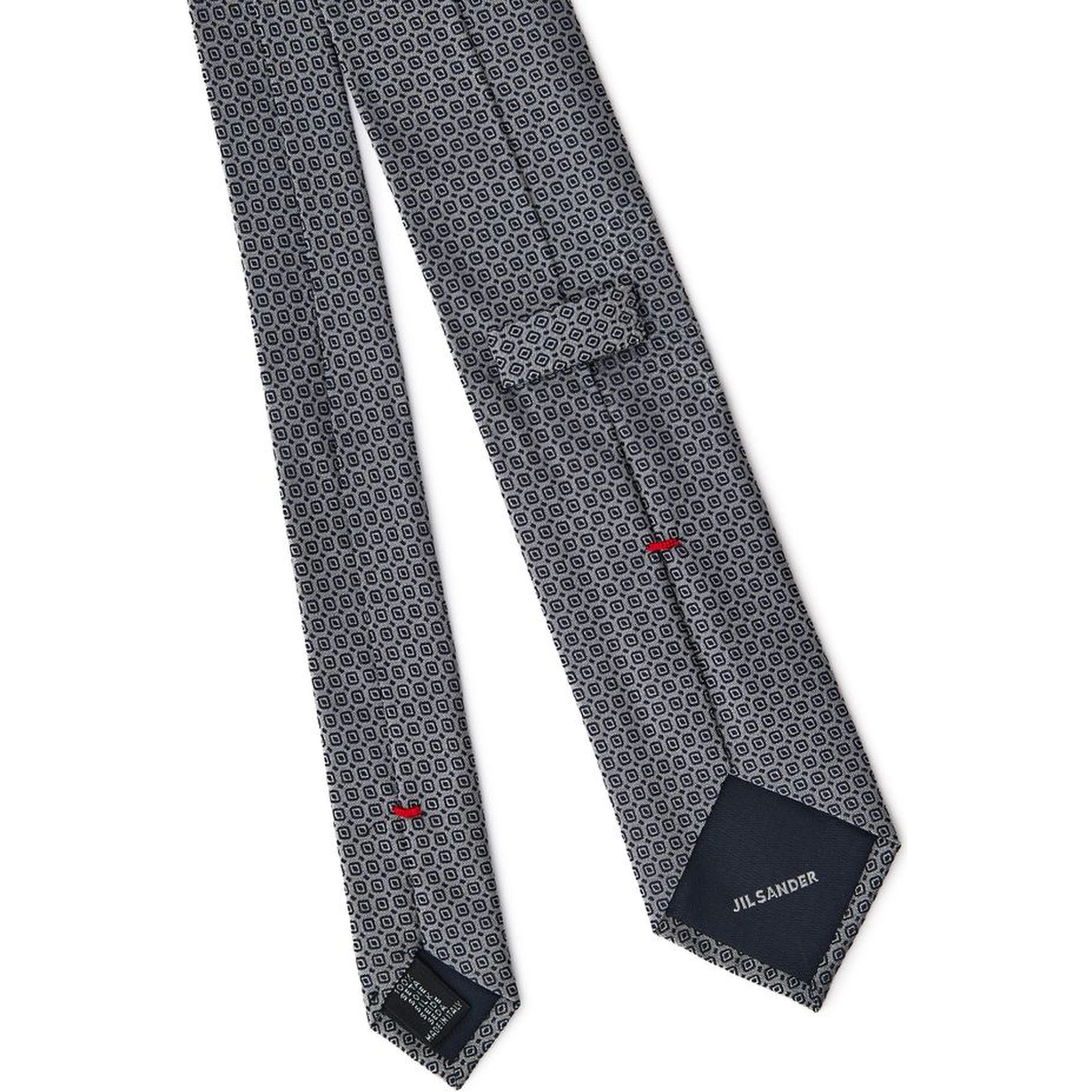Gray Silk Tie
