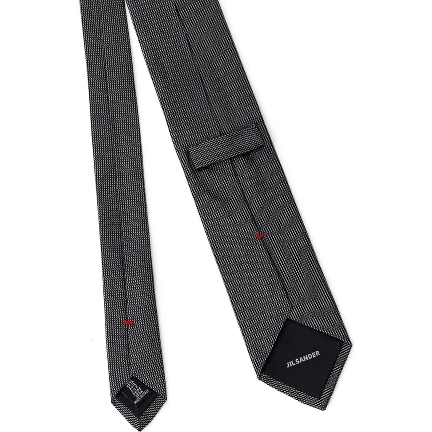 Gray Silk Tie