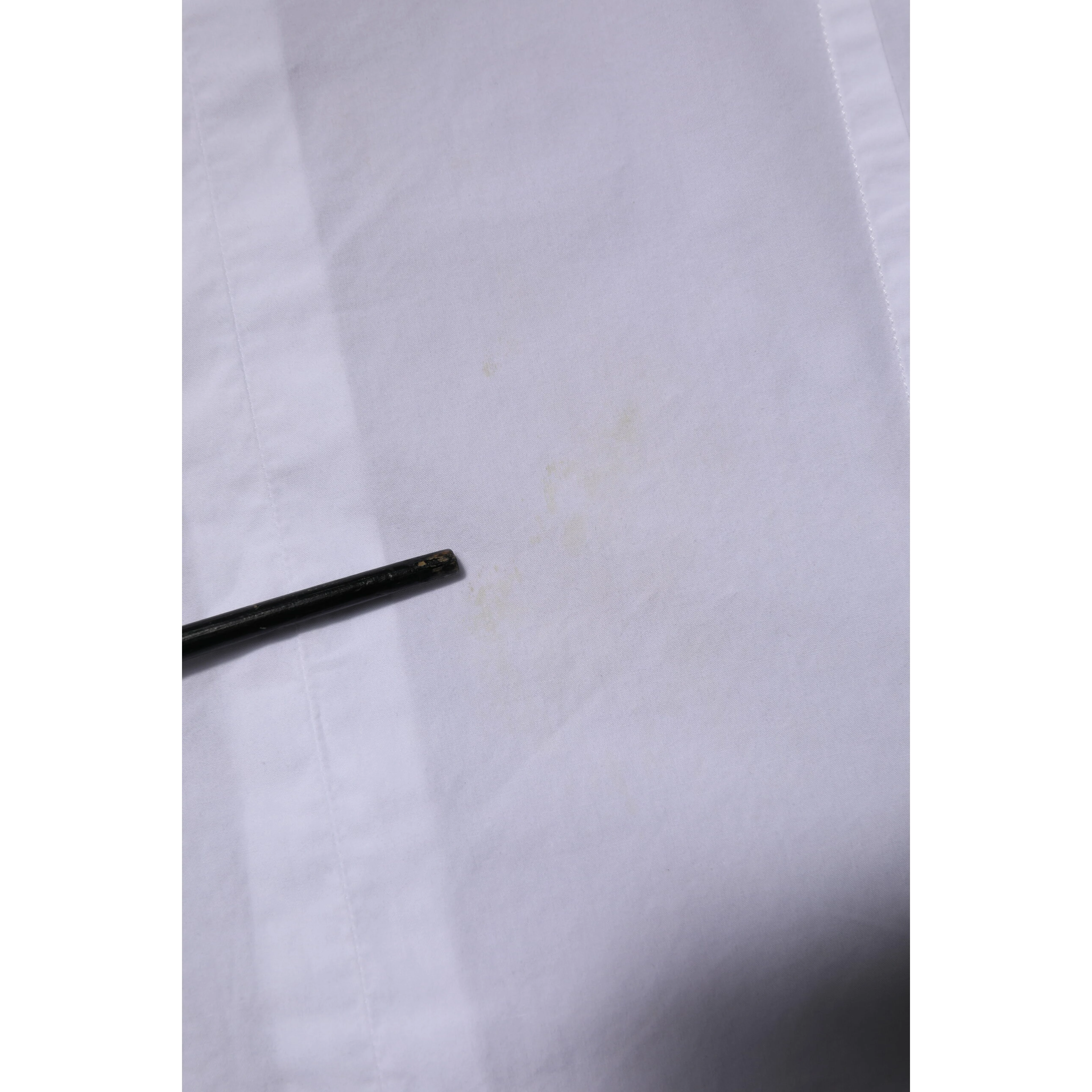 White Cotton GOLD Long Sleeves Dress Shirt