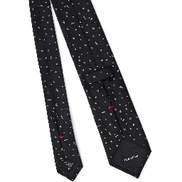 Black Silk Tie