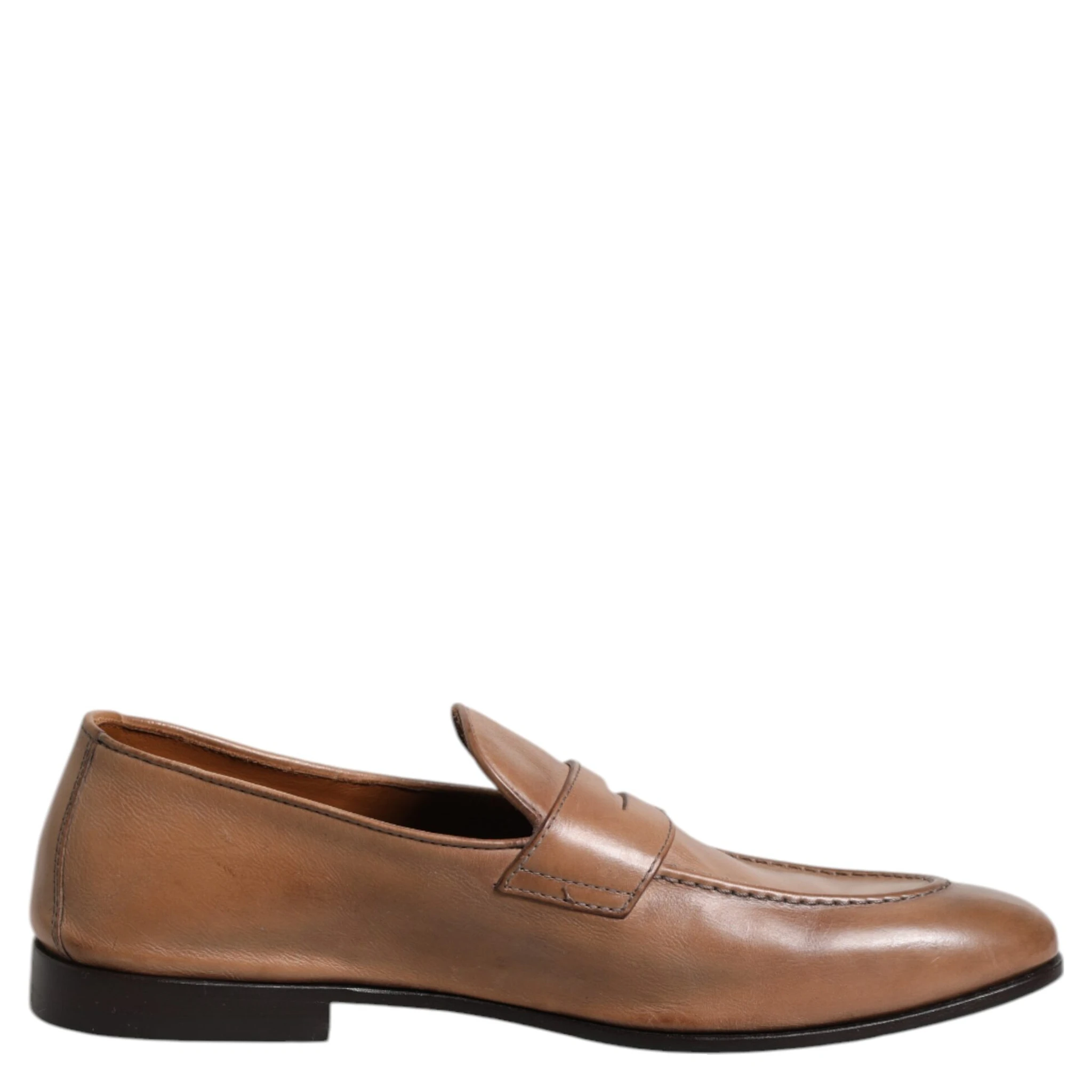 Brown Leather Loafer Dress Formal Shoes