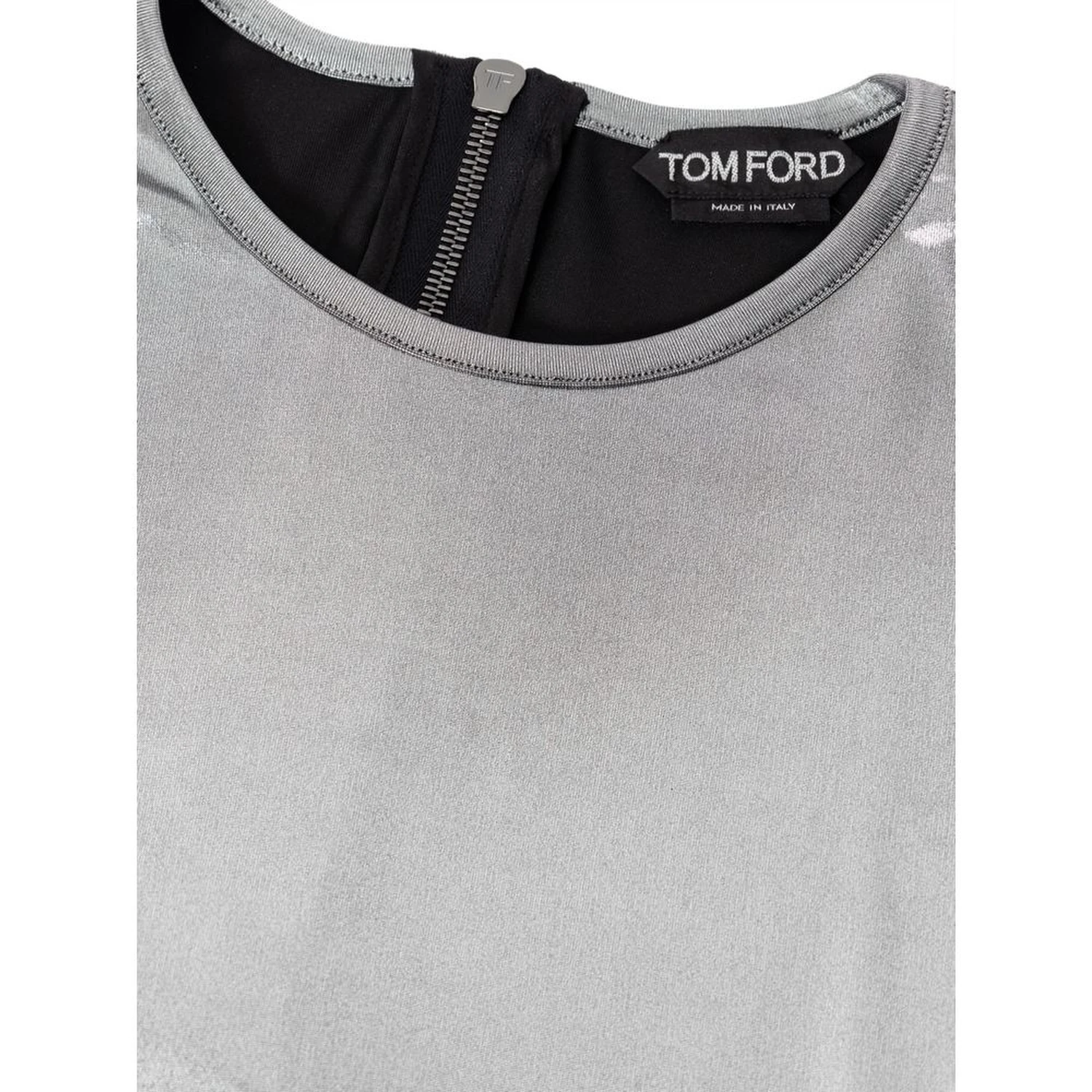 Gray Viscose Long Sleeve