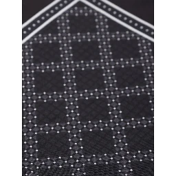 Black Silk Pocket Square