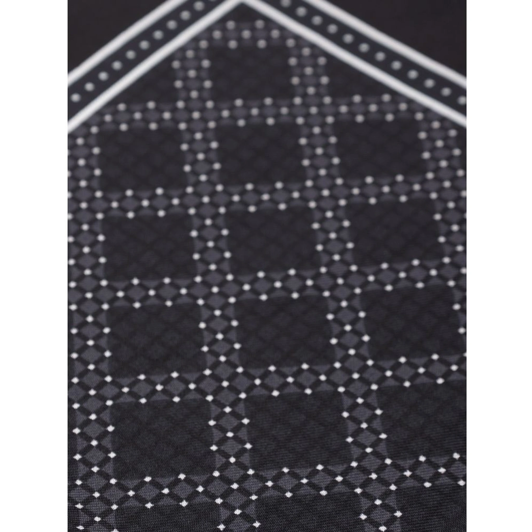 Black Silk Pocket Square