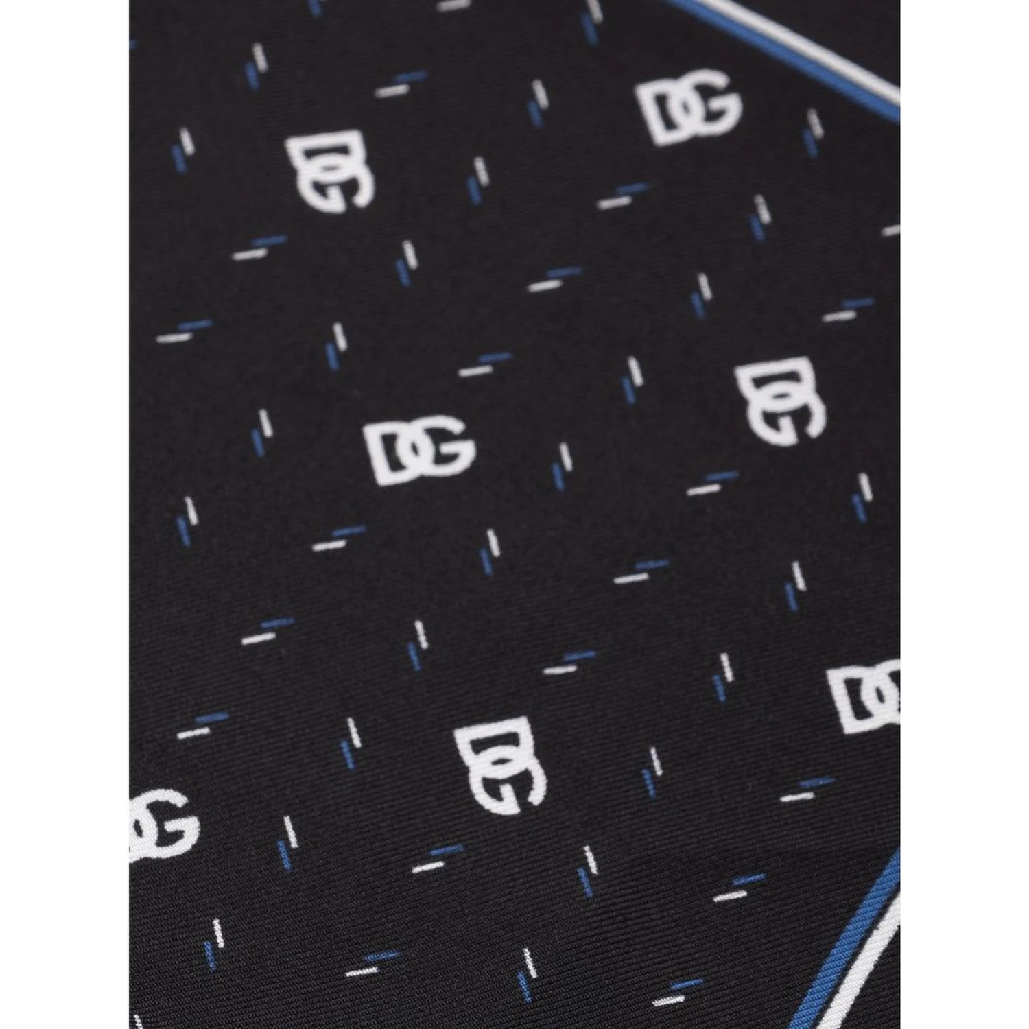 Black Silk Pocket Square