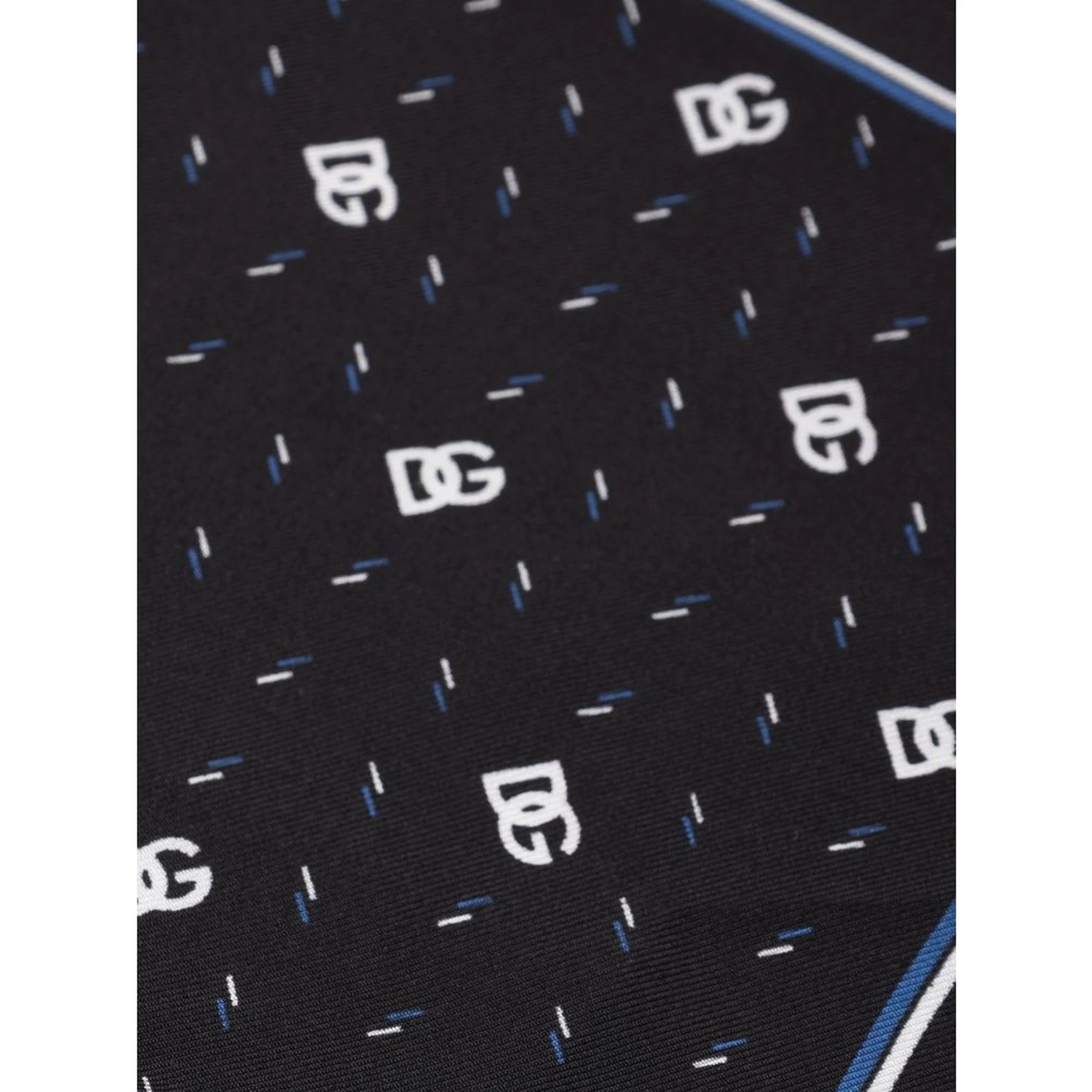 Black Silk Pocket Square