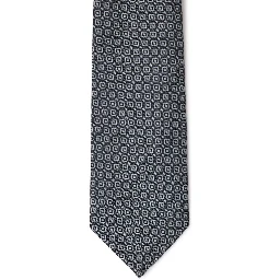 Gray Silk Tie
