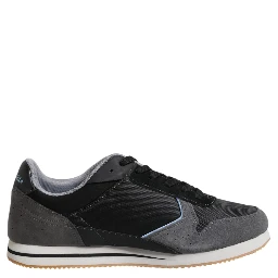 Black Gray Lace Up Low Top Casual Sneakers Shoes
