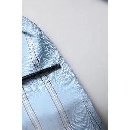 Blue Striped MARTINI Long Sleeves Dress Shirt