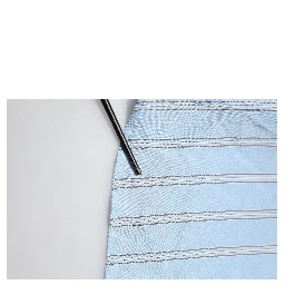 Blue Striped MARTINI Long Sleeve Dress Shirt