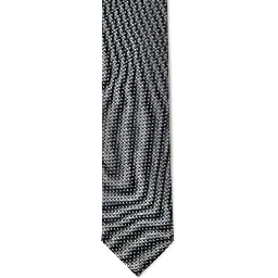 Gray Silk Tie