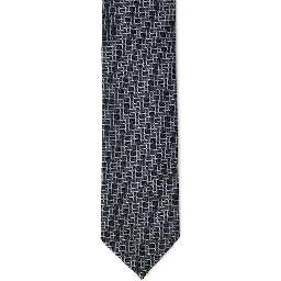 Gray Silk Tie