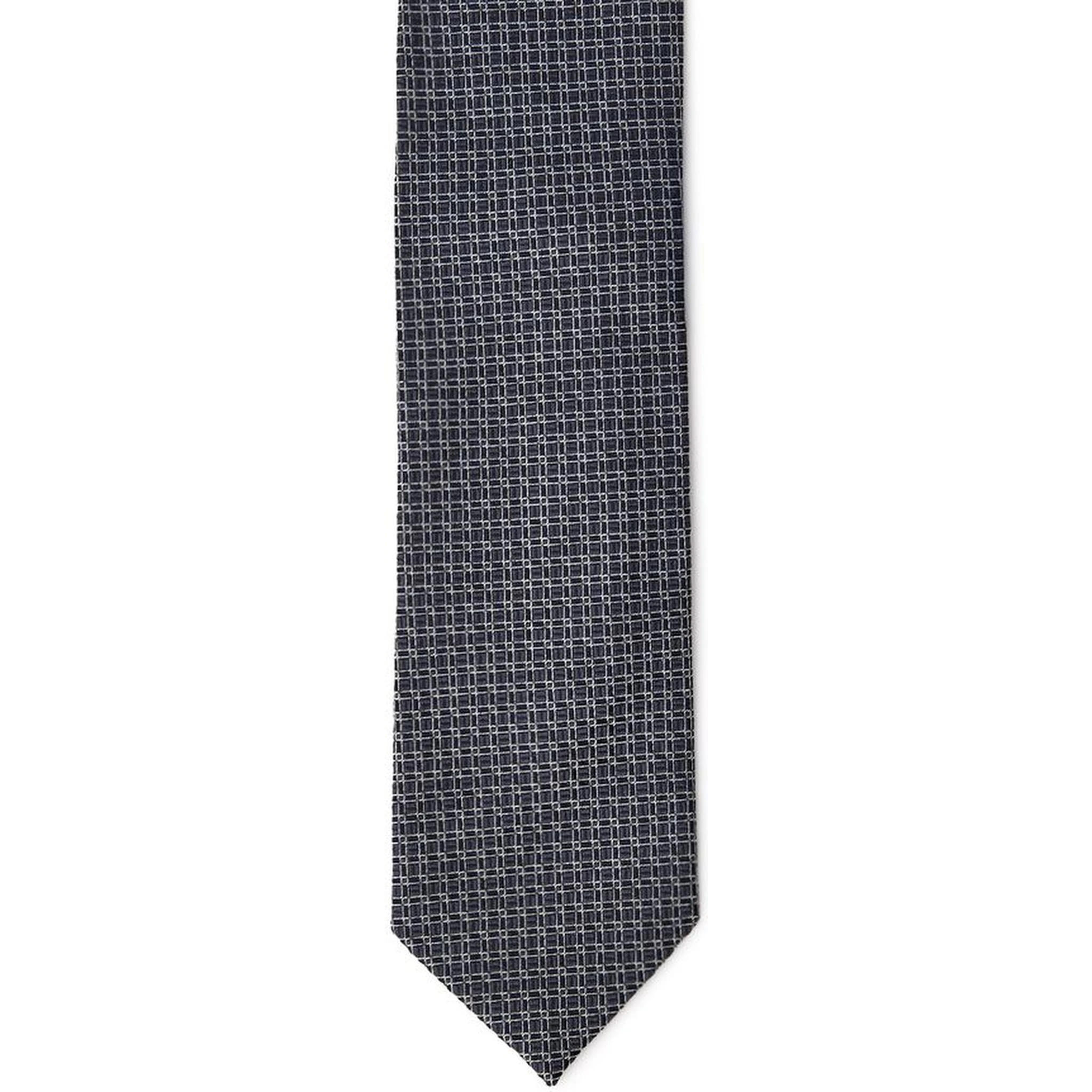 Gray Silk Tie