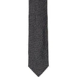 Gray Silk Tie