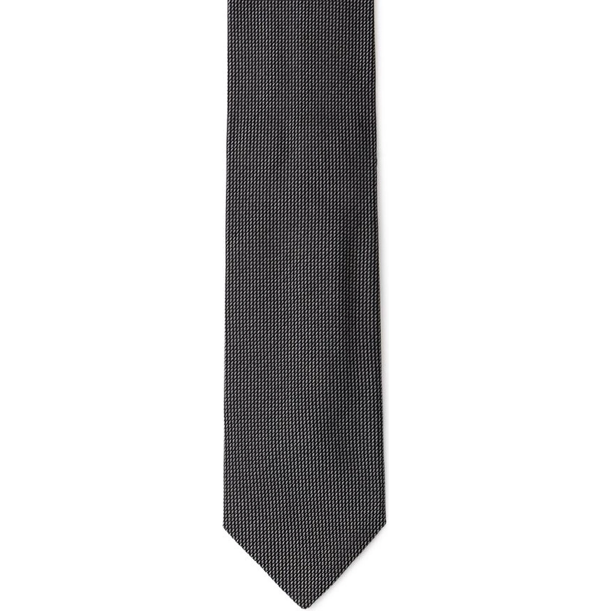 Gray Silk Tie