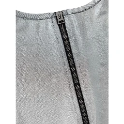 Gray Viscose Long Sleeve