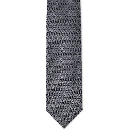 Gray Silk Tie