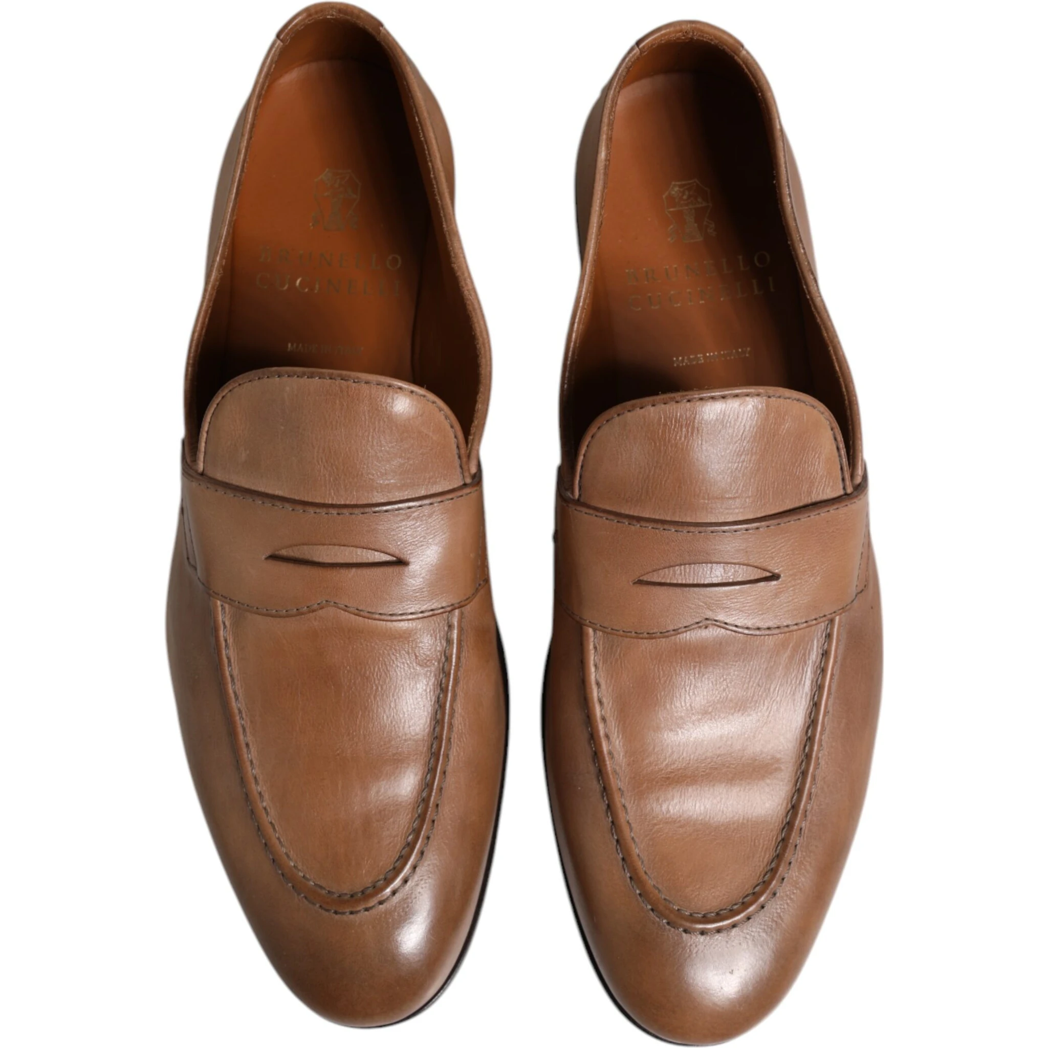 Brown Leather Loafer Dress Formal Shoes