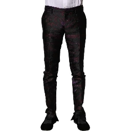 Multicolor Polyester Patterned Pants