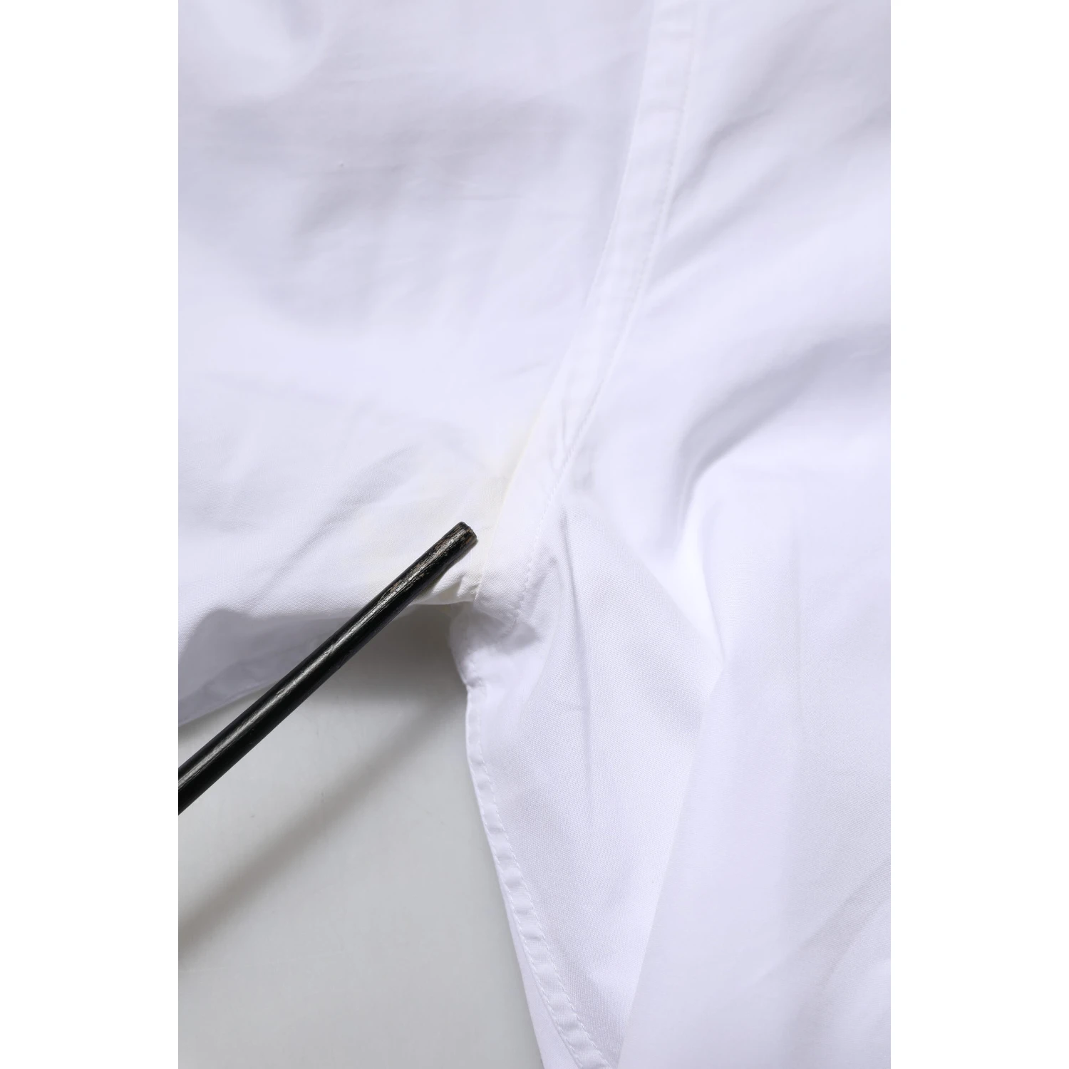 White Cotton GOLD Long Sleeves Men Dress Shirt