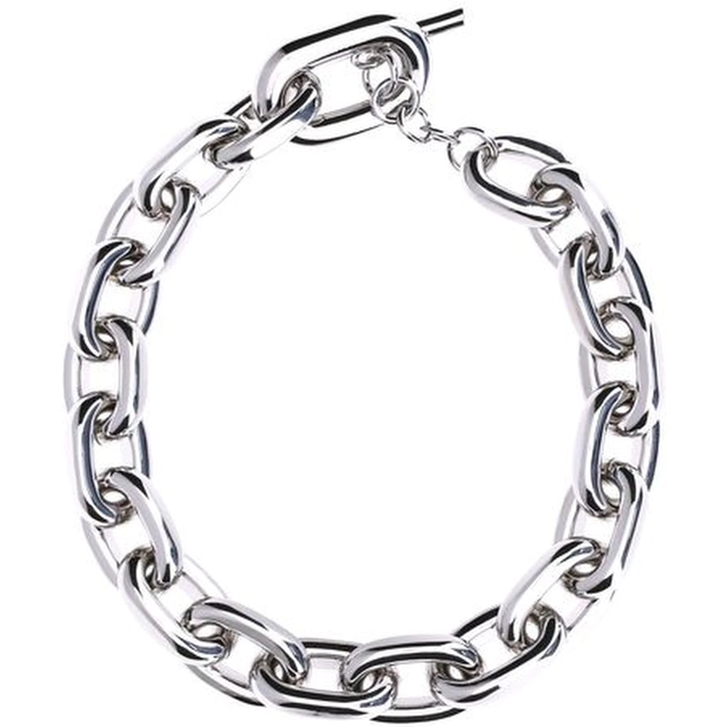 Silver Aluminum Necklace
