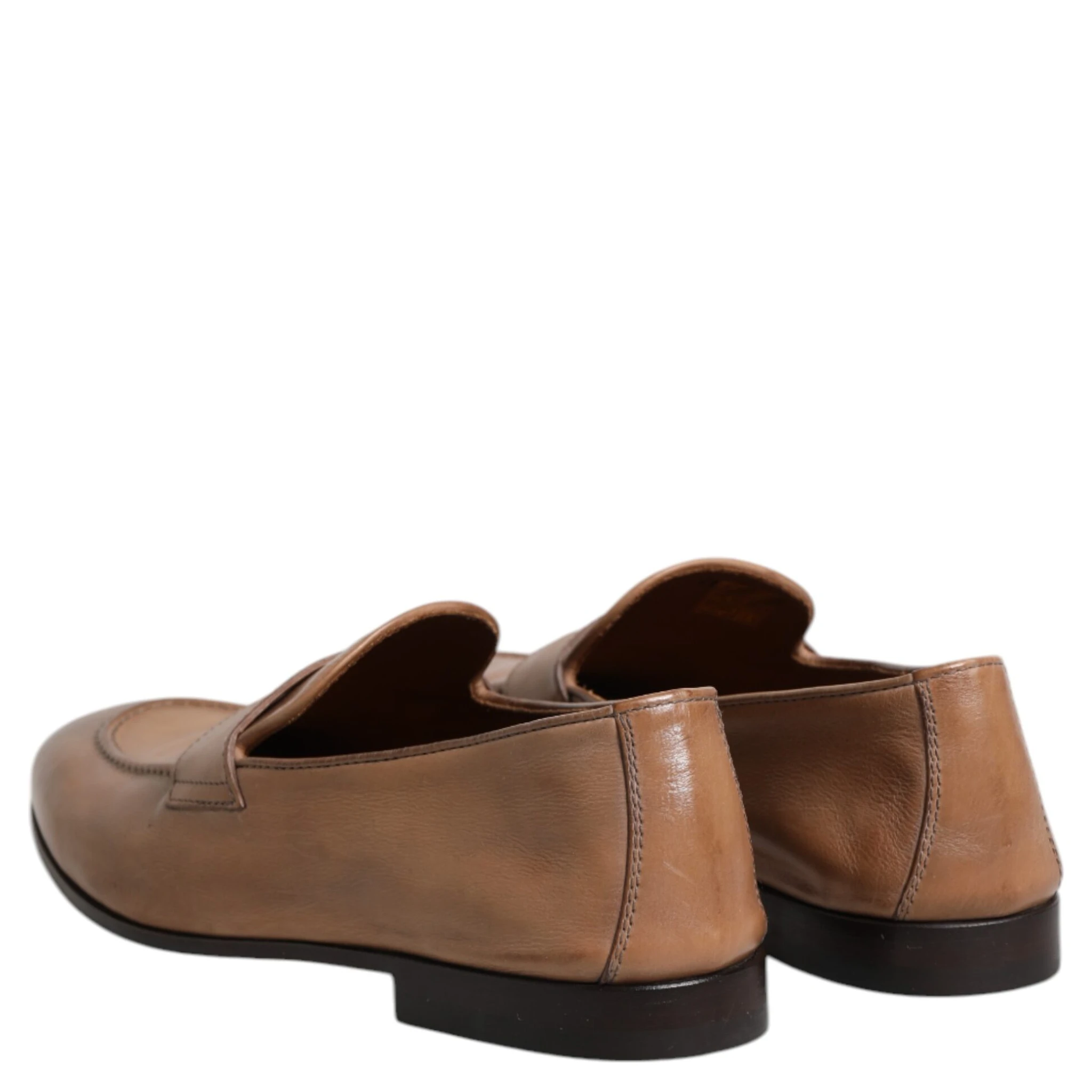 Brown Leather Loafer Dress Formal Shoes