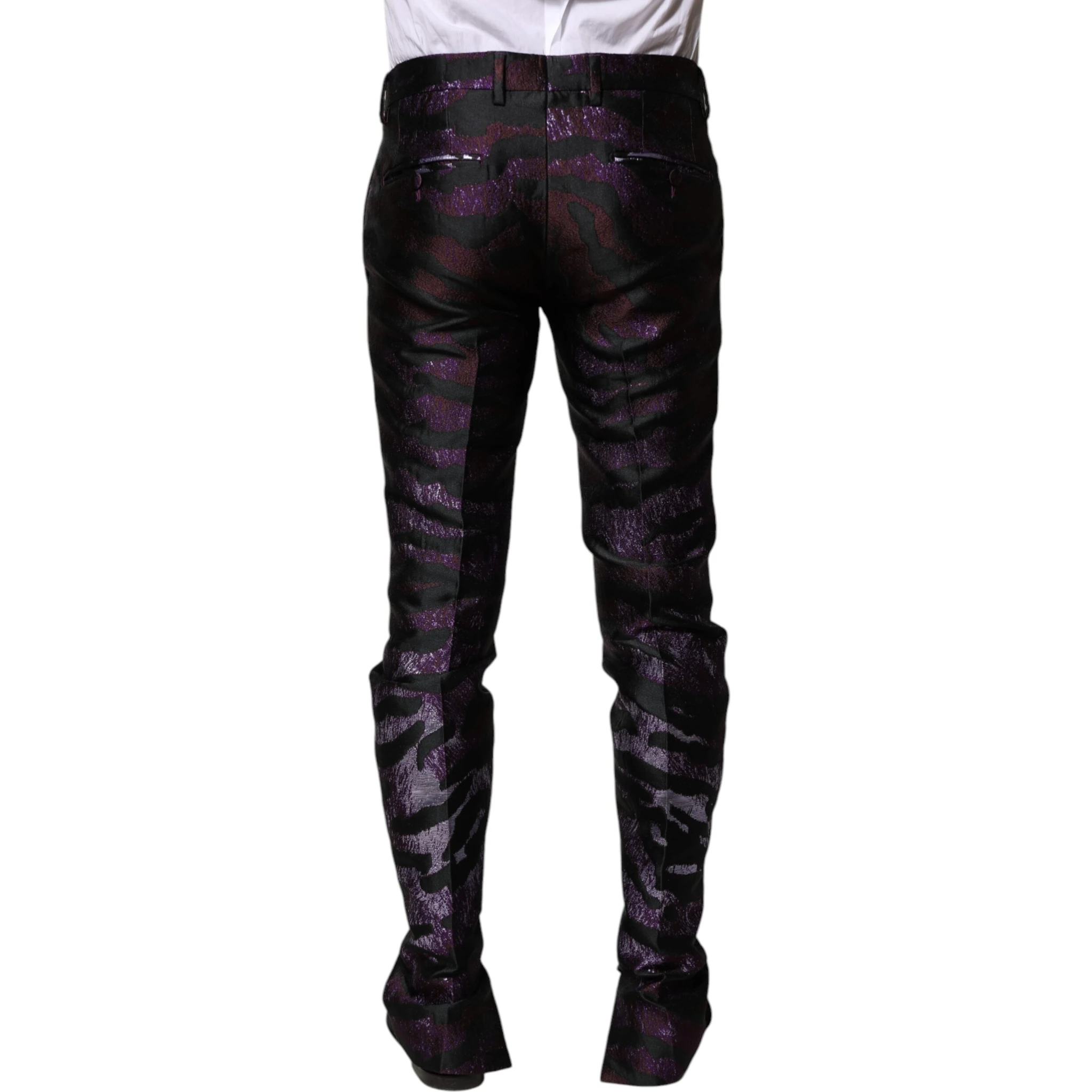 Multicolor Polyester Patterned Pants