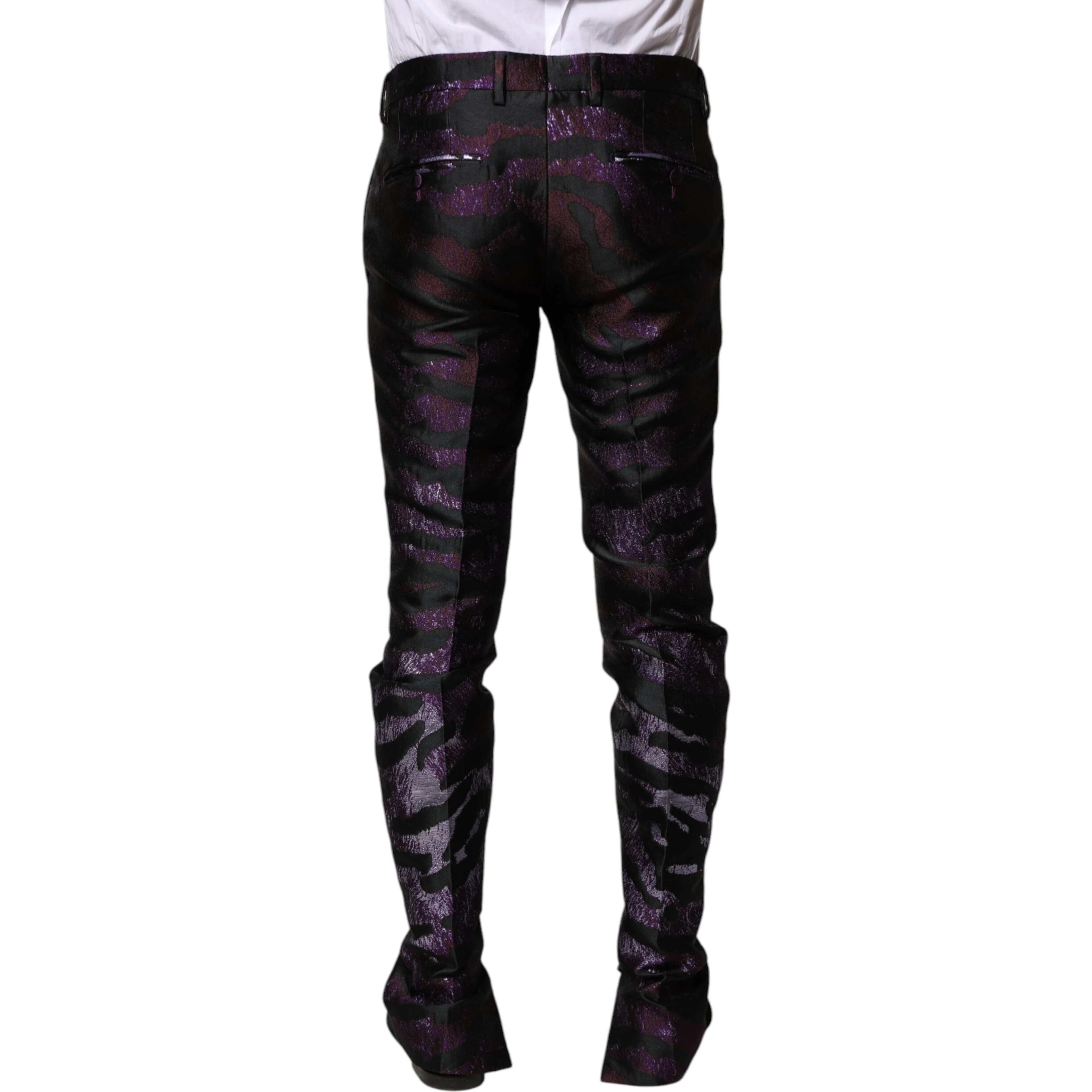 Multicolor Polyester Patterned Pants