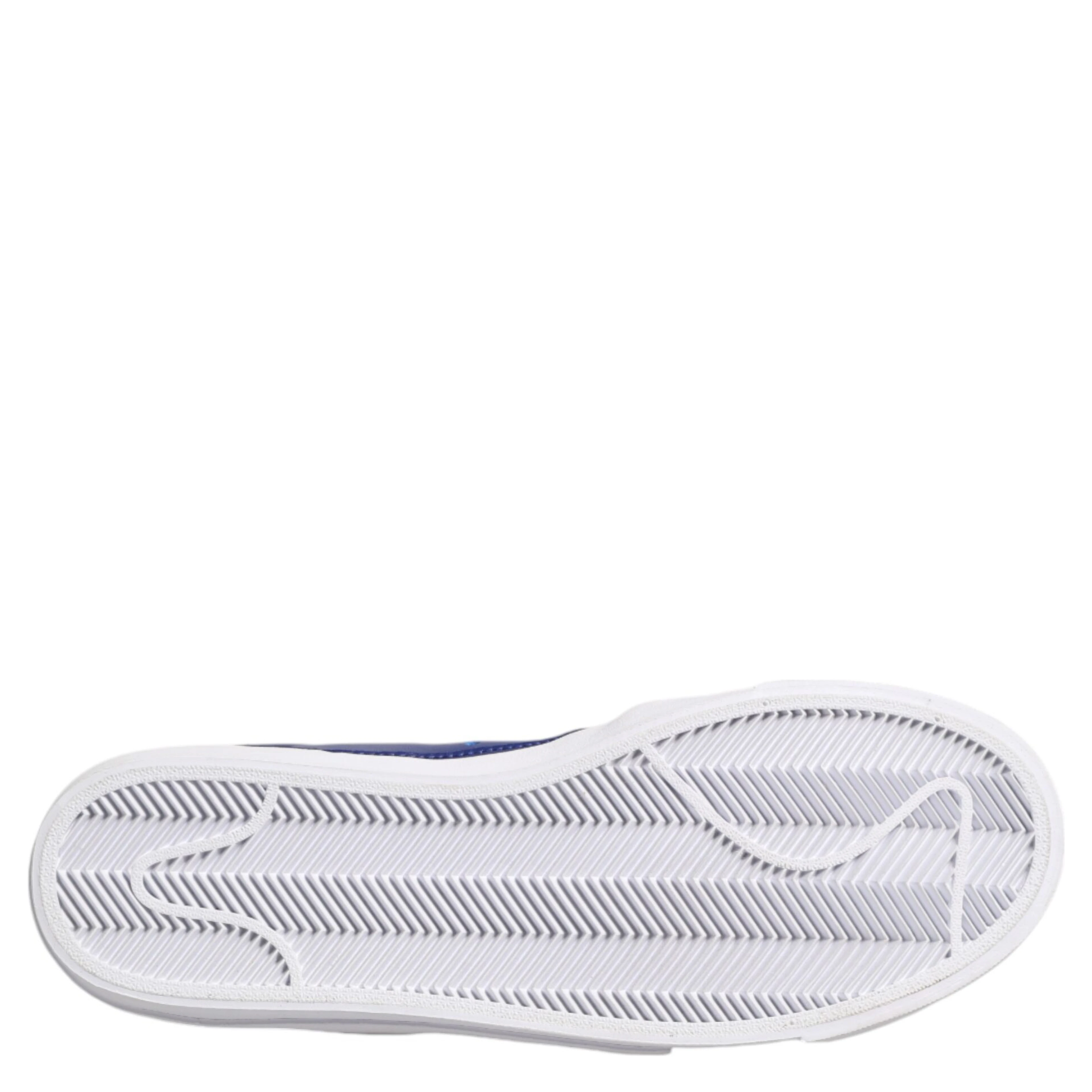White Blue Lace Up Low Top Drop-Type PRM Sneakers Shoes