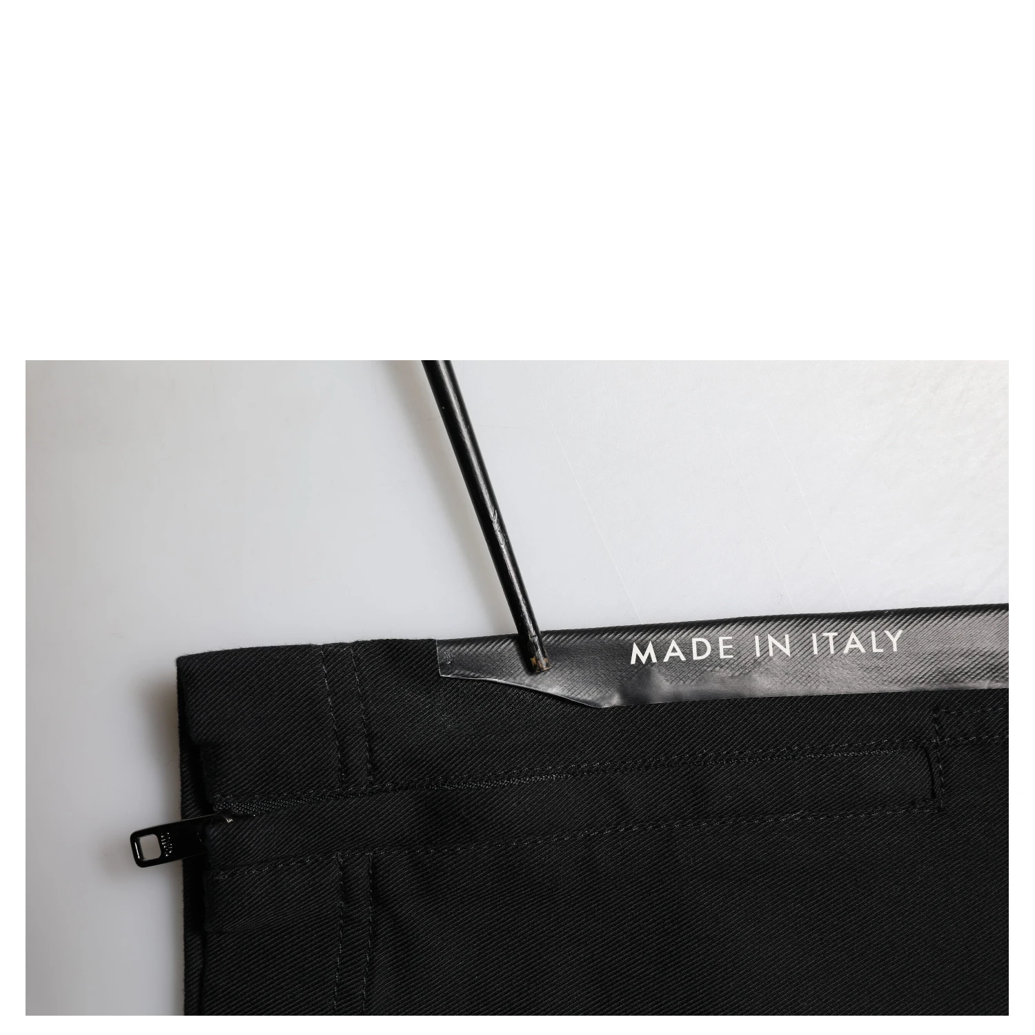 Black Cotton Formal Men Cropped Pants
