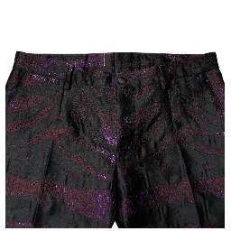 Multicolor Polyester Patterned Pants