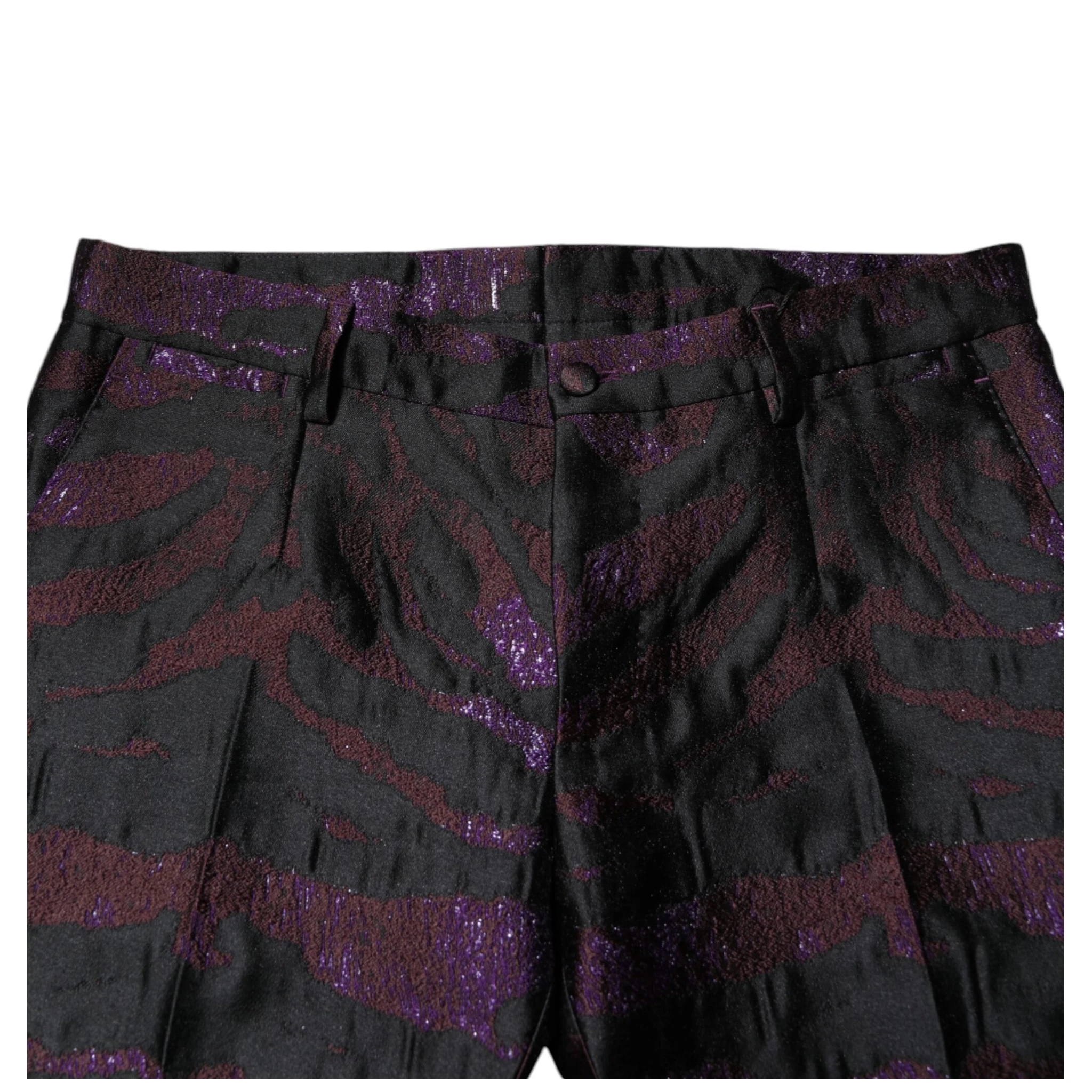 Multicolor Polyester Patterned Pants