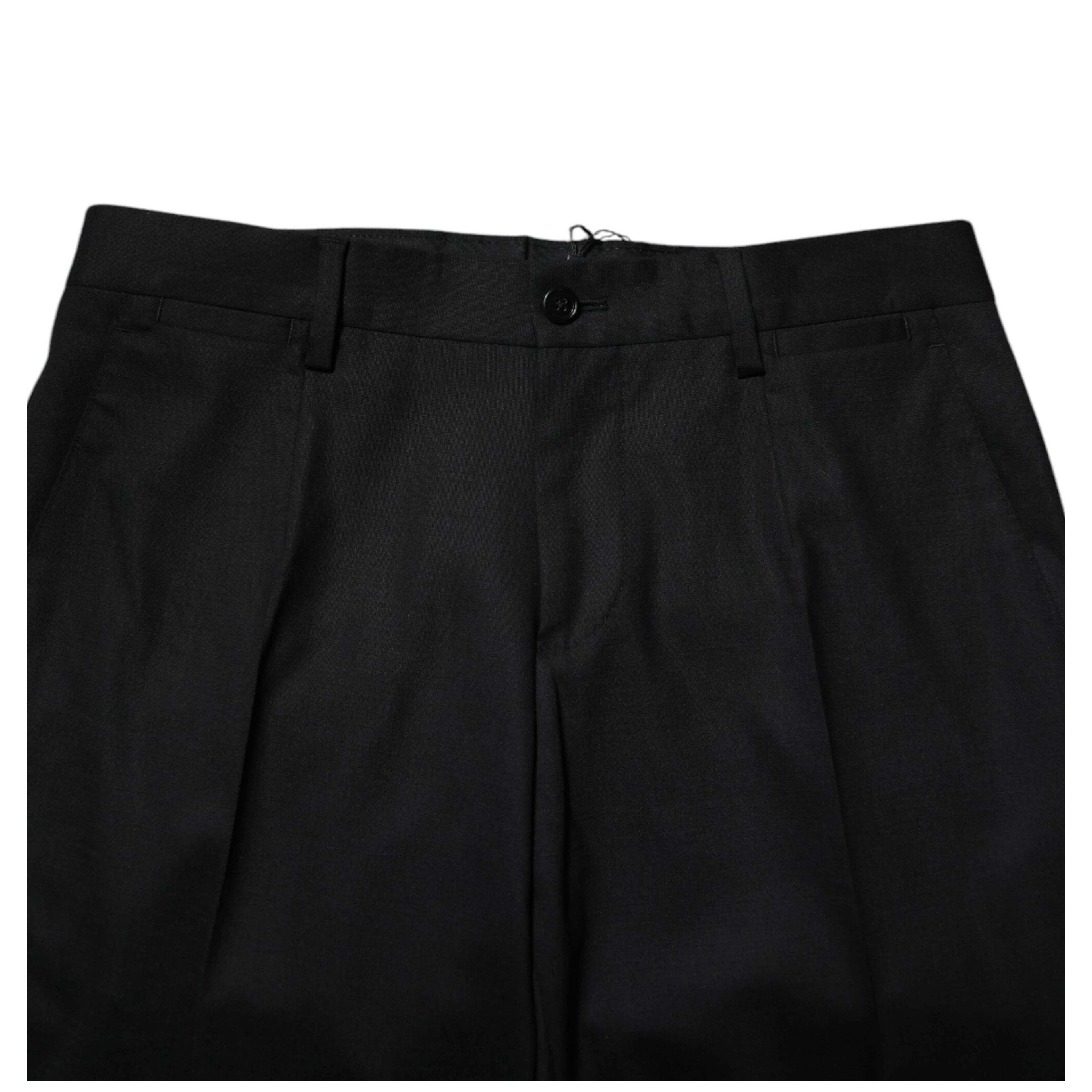 Black Wool Formal Dress Pants