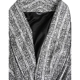 Multicolor Floral Robe Coat Wrap Jacket