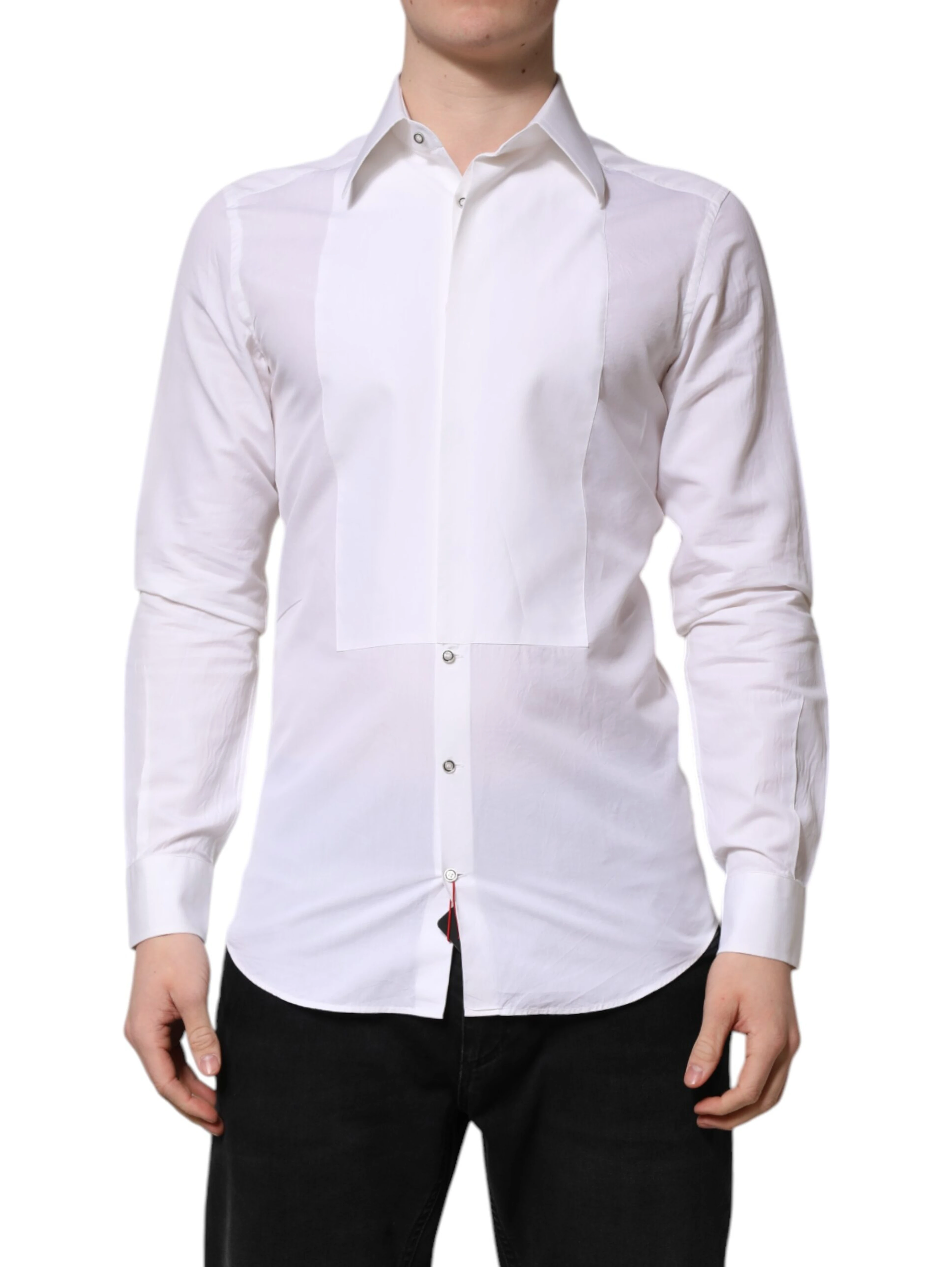 White GOLD Cotton Poplin Dress Formal Shirt
