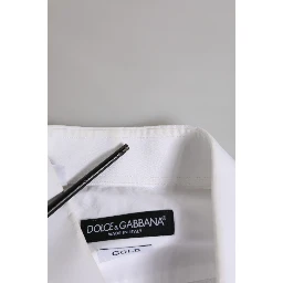 White GOLD Cotton Men Dress Formal Shirt