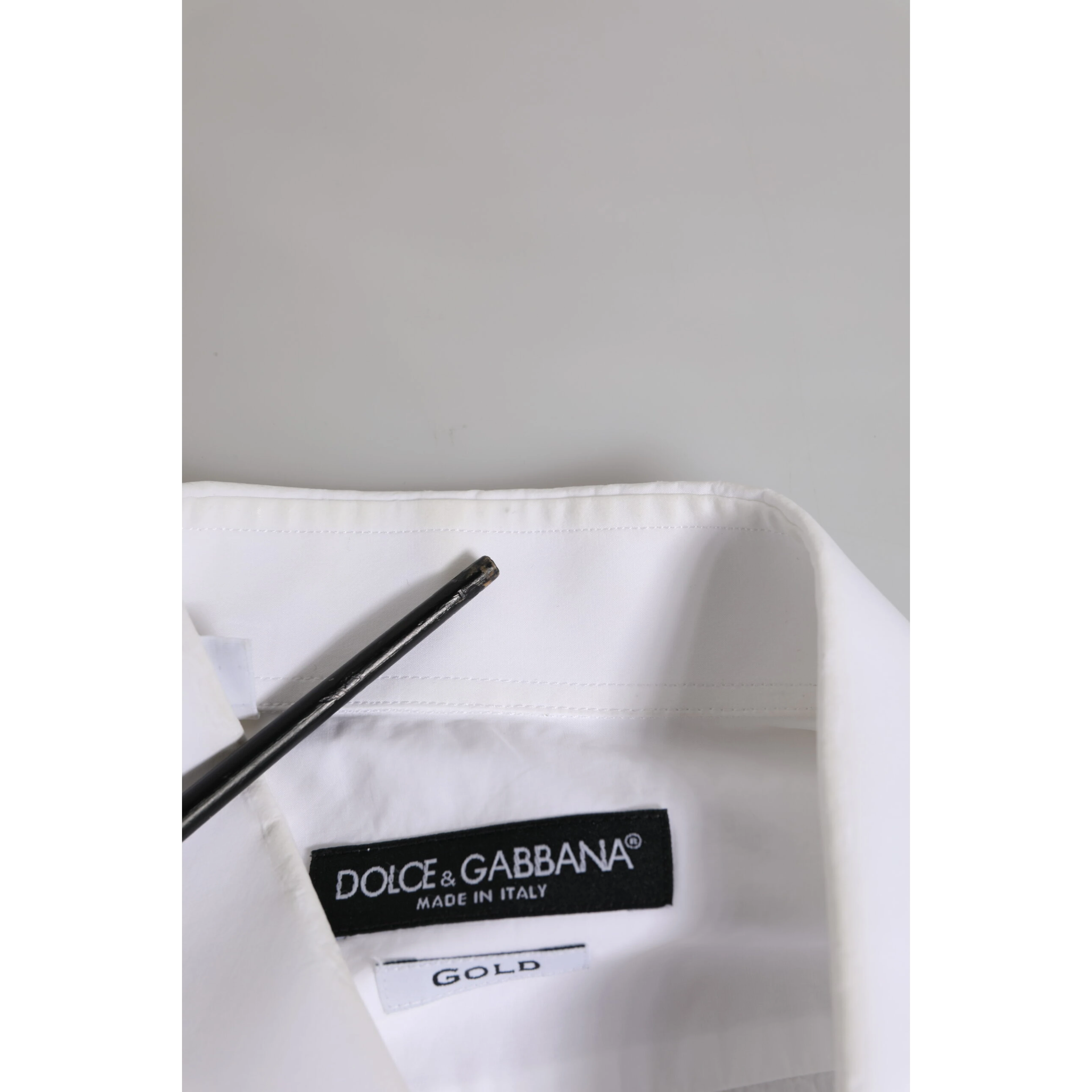White GOLD Cotton Men Dress Formal Shirt