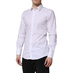 White GOLD Cotton Dress Formal Shirt