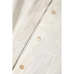 White Button Down Long Sleeves Blouse Top