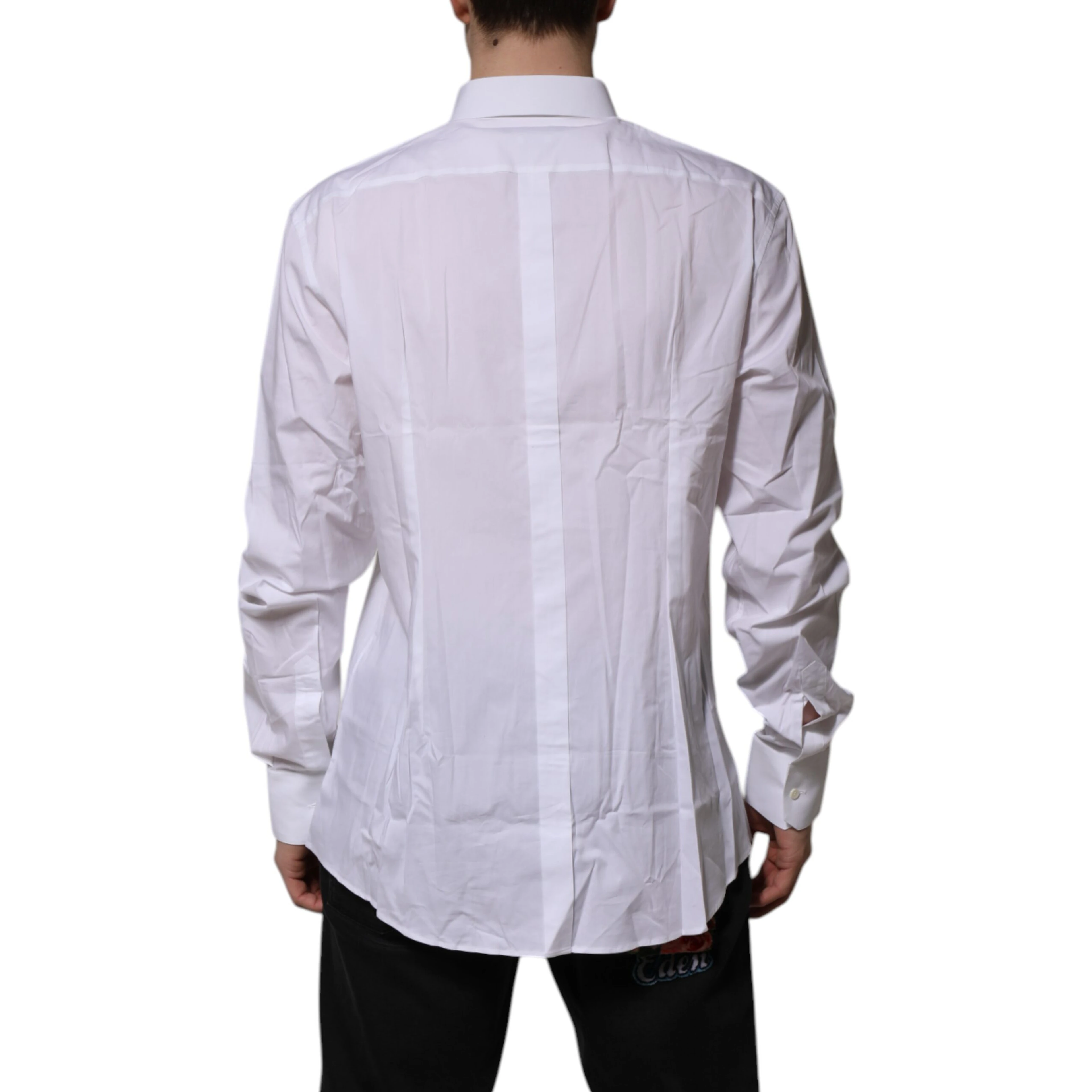 White GOLD Long Sleeve Dress Formal Shirt