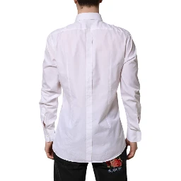 White GOLD Cotton Long Sleeves Formal Shirt