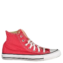 Red Polyester Sneaker